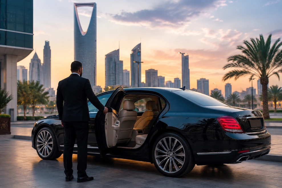 خدمة تأجير سيارة مع سائق